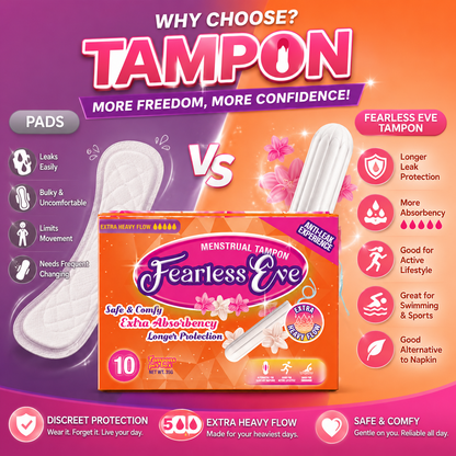 Fearless Eve Extra Heavy Flow Menstrual Tampon (10pcs)