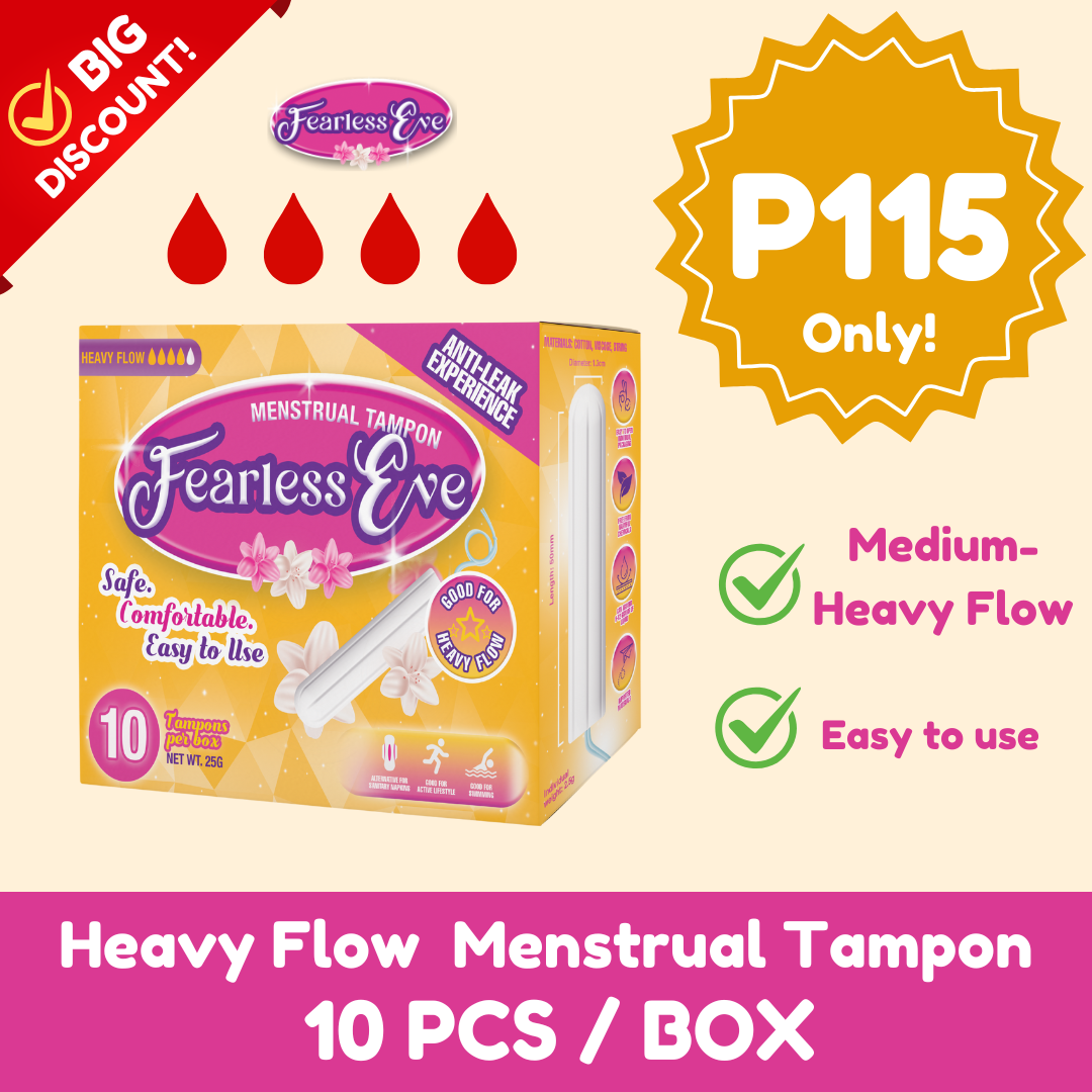 Fearless Eve Heavy Flow Menstrual Tampon (10pcs)