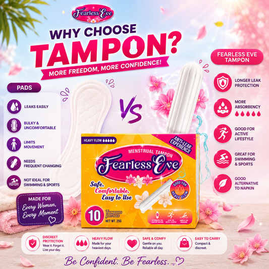 Fearless Eve Heavy Flow Menstrual Tampon (10pcs)